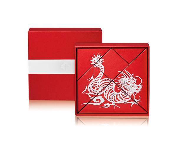 春節禮品盒包裝設計，新年七巧板的妙用