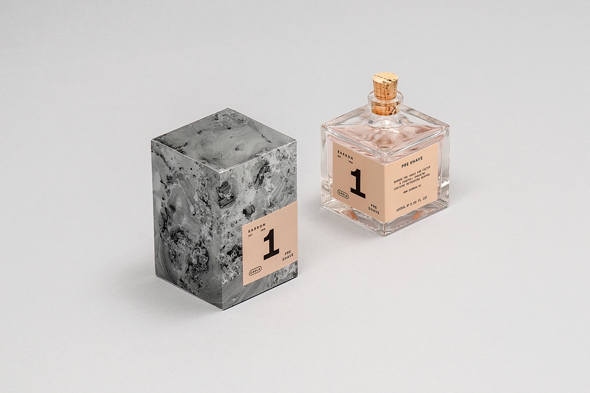 男士剃須系列產(chǎn)品包裝設(shè)計(jì)，包括全套的護(hù)膚化妝品