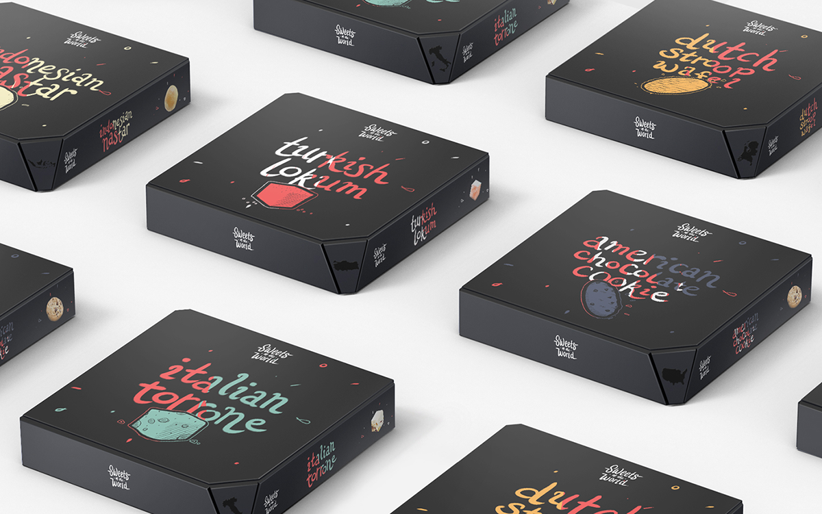 “Sweet of the World”，全球糖果食品包裝設(shè)計(jì)